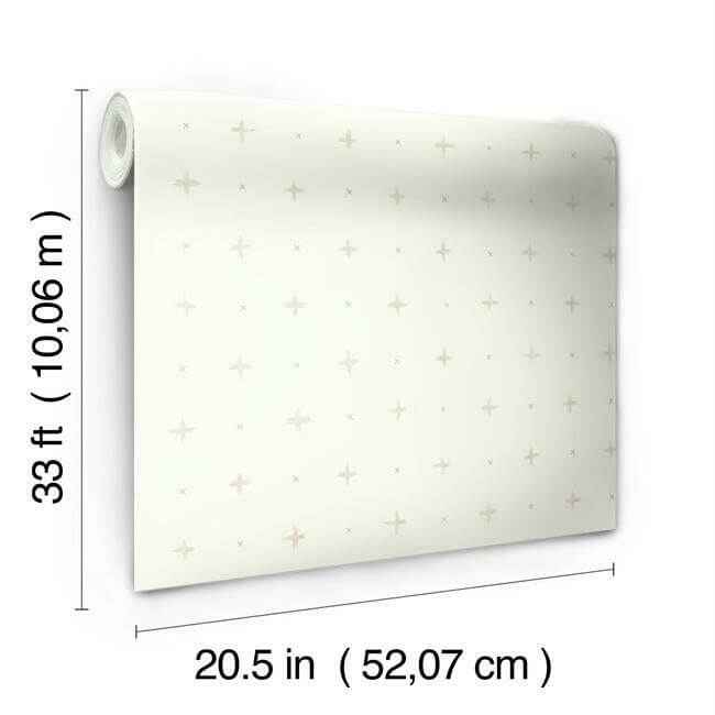 Cross Stitch Pink Wallpaper - York Wallcoverings - MK1101 - York Wallcoverings Wallpaper