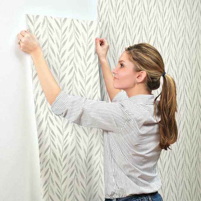 Willow Grey Wallpaper - York Wallcoverings - MK1137 - York Wallcoverings Wallpaper