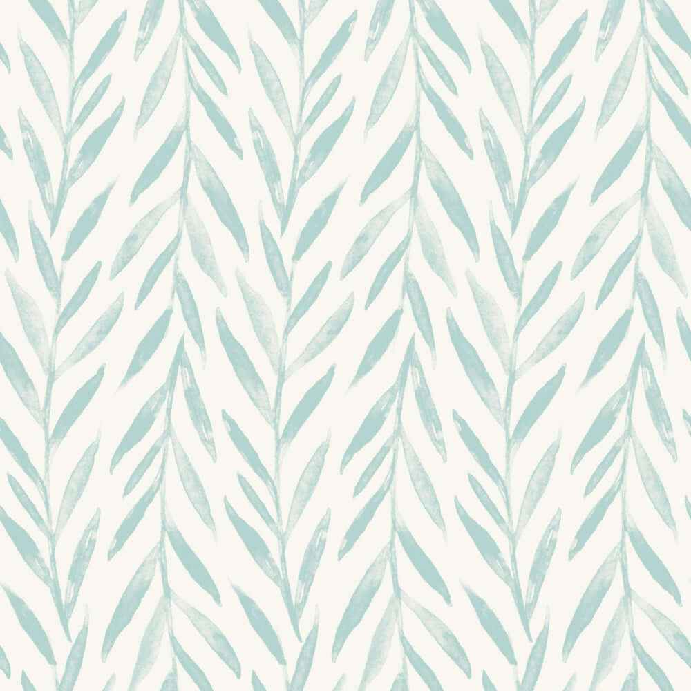 Willow Blue Wallpaper - York Wallcoverings - MK1138 - York Wallcoverings Wallpaper