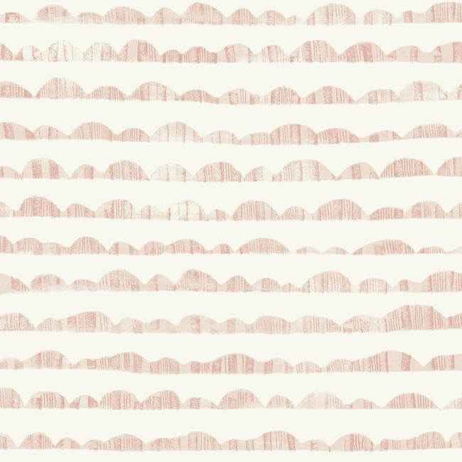 Hill & Horizon Pink Wallpaper - York Wallcoverings - MK1145