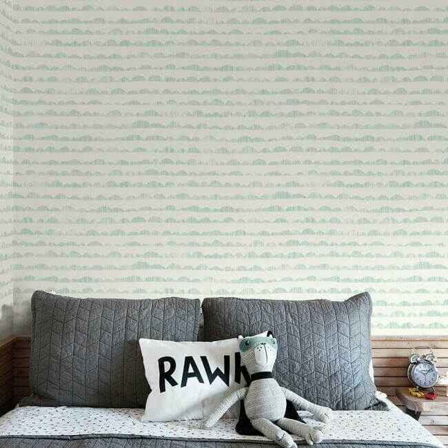 Hill & Horizon Blue Wallpaper - York Wallcoverings - MK1141 - York Wallcoverings Wallpaper