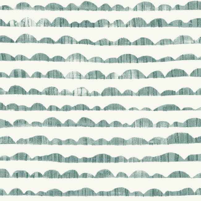 Hill & Horizon Blue Wallpaper - York Wallcoverings - MK1143 - York Wallcoverings Wallpaper
