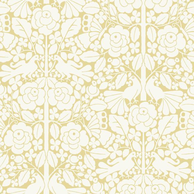 fairy-tales-wallpaper-goldfinch-yellow-york-wallcoverings-mk1162