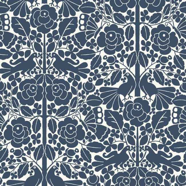 Fairy Tales Blue Wallpaper - York Wallcoverings - MK1166 - York Wallcoverings Wallpaper