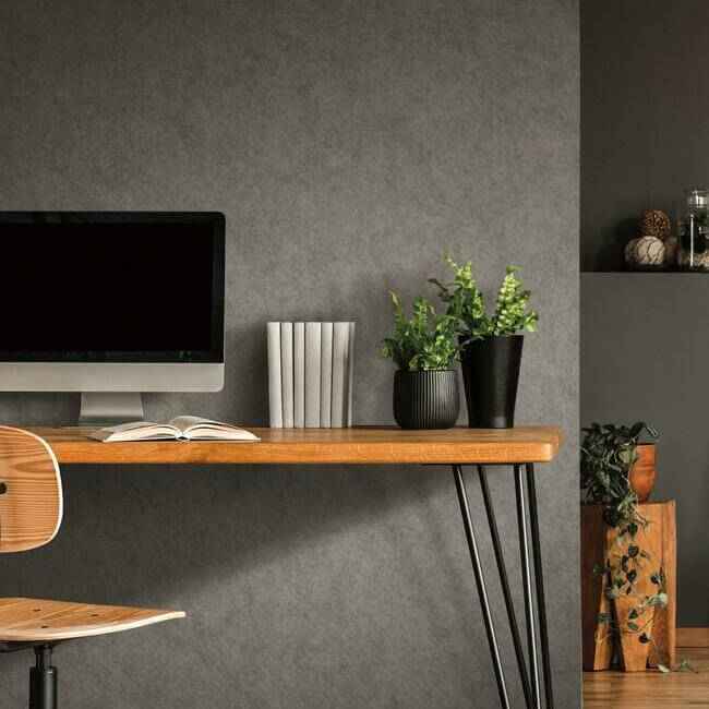 Millstone Acoustical Wallcoverings Gunmetal Grey - York Wallcoverings - HA3386R - York Wallcoverings Wallpaper