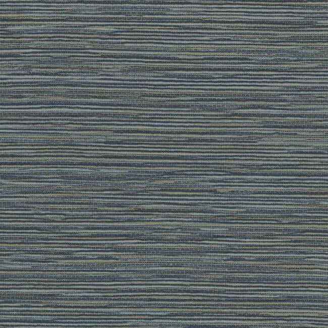 Ramie Weave Grasscloth Dark Blue Metallic Wallpaper - York Wallcoverings - CD1040N