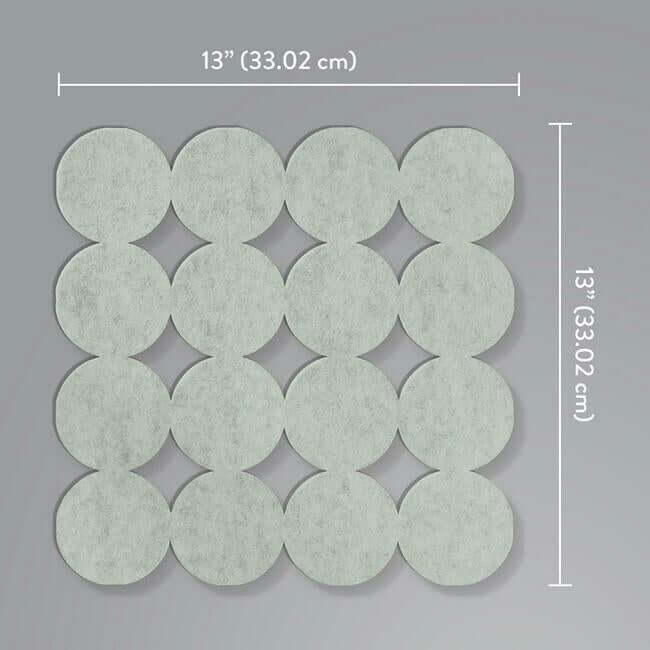 modern-circles-acoustical-peel-stick-tiles-snow-york-wallcoverings-qws1015 - York Wallcoverings Wallpaper