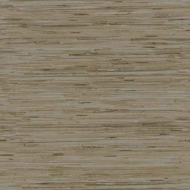 Lustrous Grasscloth Silver & Taupe Wallpaper - York Wallcoverings - Y6201604 - York Wallcoverings Wallpaper