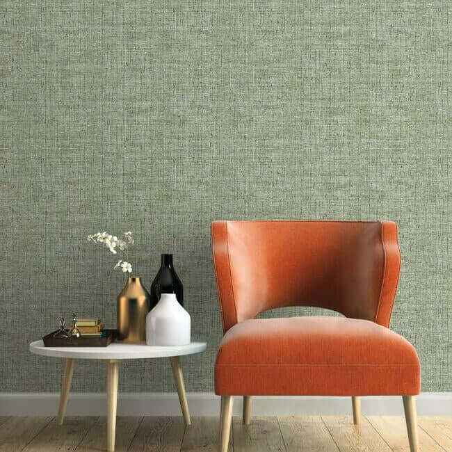 Papyrus Weave Green Wallpaper - York Wallcoverings - CY1561 - York Wallcoverings Wallpaper