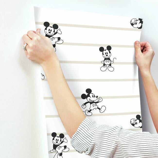 disney-mickey-mouse-stripe-wallpaper-neutral-york-wallcoverings-di0932