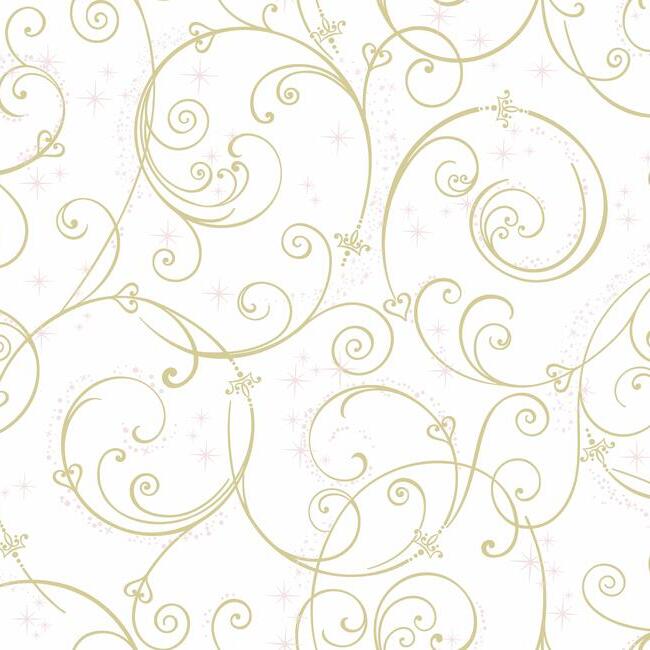 disney-princess-perfect-scroll-wallpaper-gold-york-wallcoverings-di0905
