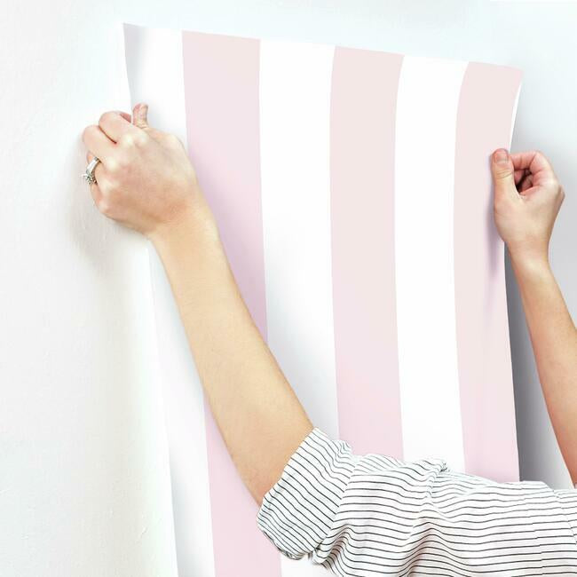 disney-princess-silk-stripe-wallpaper-pink-york-wallcoverings-di0901