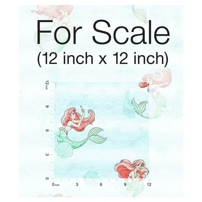 disney-the-little-mermaid-swim-wallpaper-teal-with-ariel-york-wallcoverings-di0954