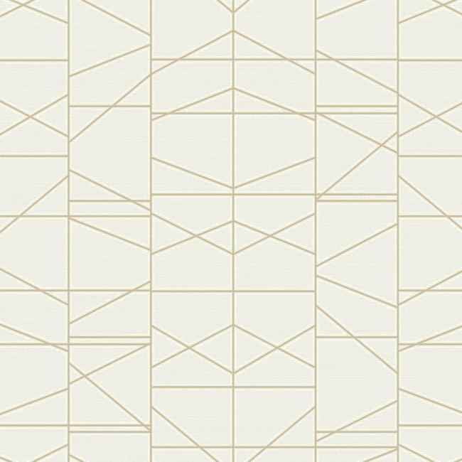 Modern Perspective Wallpaper Goldcream - York Wallcoverings - GM7543 - York Wallcoverings Wallpaper