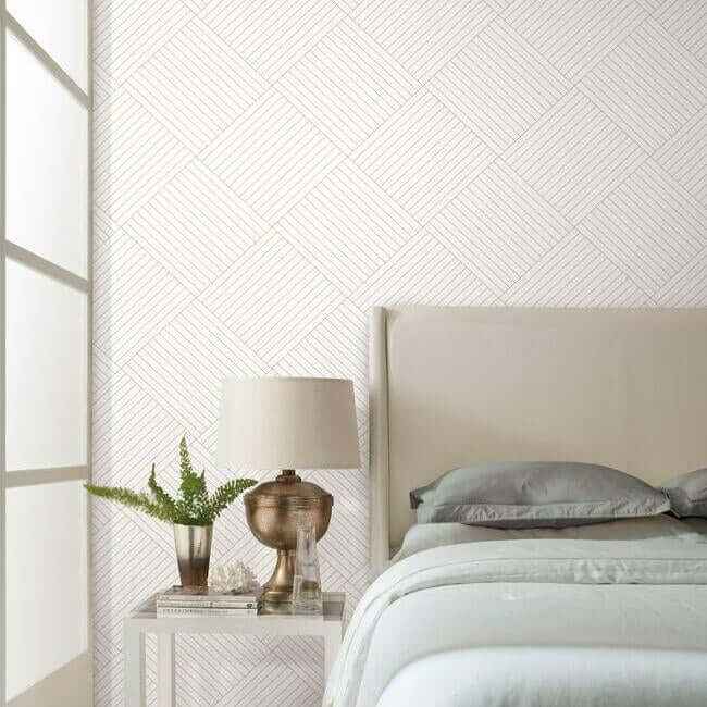 Twisted Tailor Gold Wallpaper - York Wallcoverings - GM7564