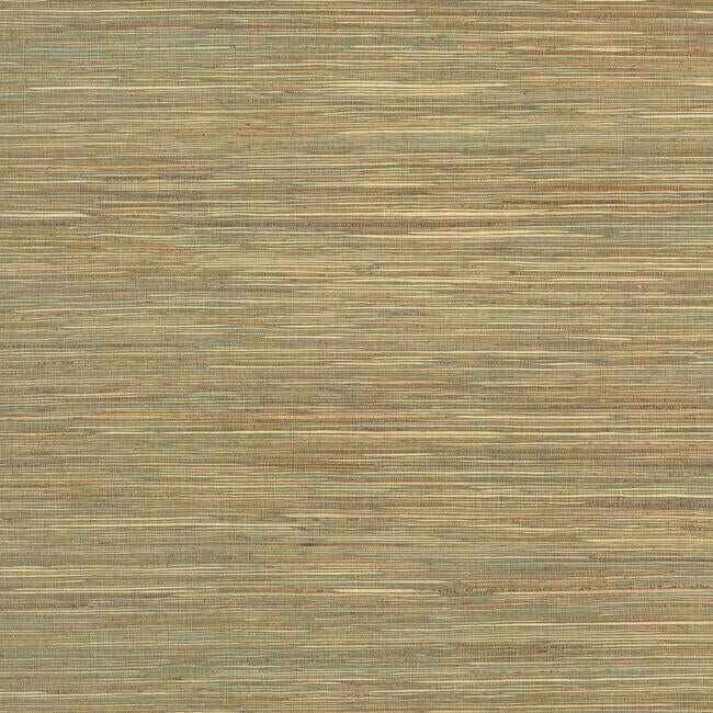 Raw Jute Green Wallpaper - York Wallcoverings - NZ0795