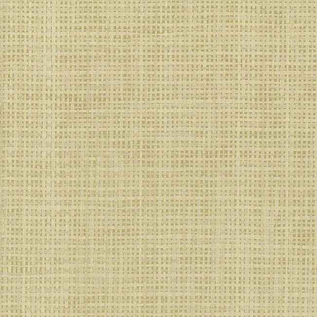Woven Crosshatch White Wallpaper - York Wallcoverings - VG4425