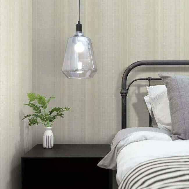 Silk Weave Beige Wallpaper - York Wallcoverings - TL1958 - York Wallcoverings Wallpaper