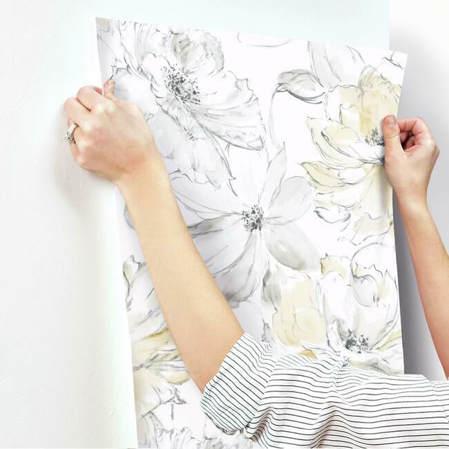 floral-dreams-wallpaper-yellow-york-wallcoverings-cl2518