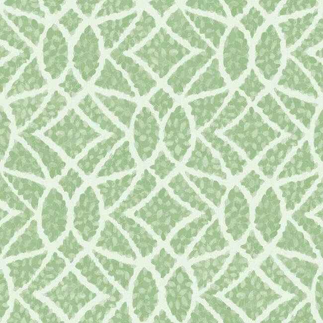 Boxwood Garden Green Wallpaper - York Wallcoverings - GR5972