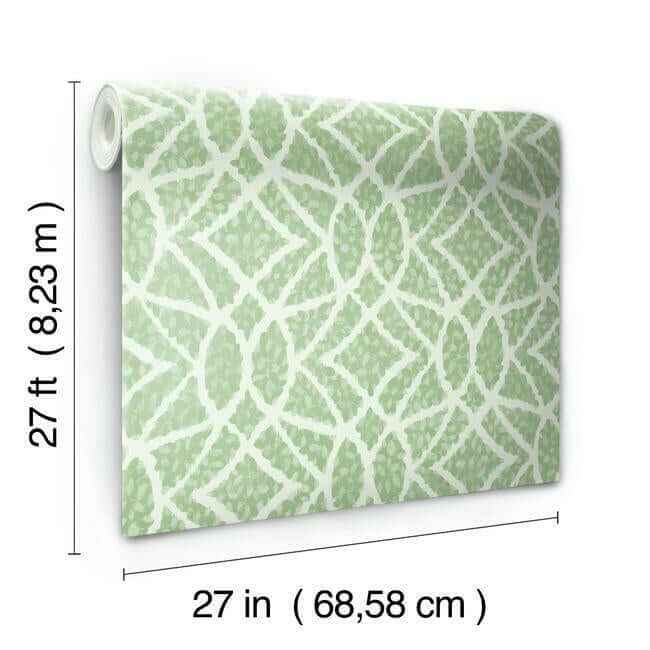 Boxwood Garden Green Wallpaper - York Wallcoverings - GR5972 - York Wallcoverings Wallpaper