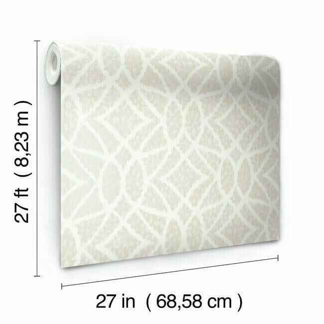 Boxwood Garden Beige Wallpaper - York Wallcoverings - GR5974 - York Wallcoverings Wallpaper