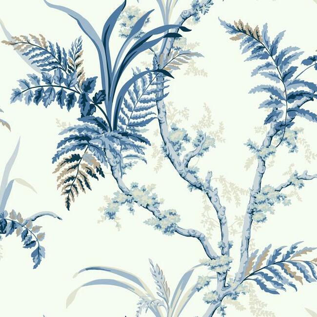enchanted-fern-wallpaper-blues-york-wallcoverings-gr5994