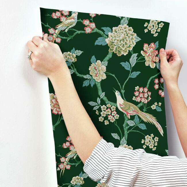fanciful-wallpaper-dark-green-york-wallcoverings-gr5931