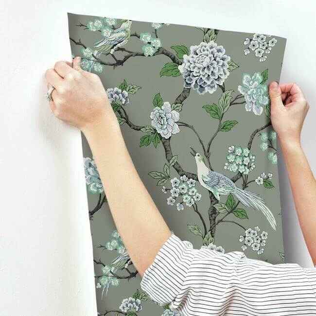 Fanciful Grey Wallpaper - York Wallcoverings - GR5933 - York Wallcoverings Wallpaper