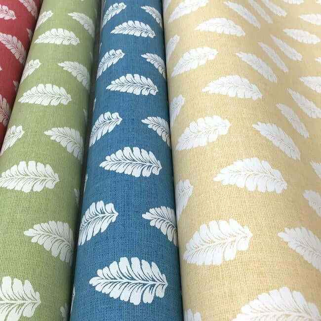 Leaf Pendant Linen Wallpaper - York Wallcoverings - GR5964 - York Wallcoverings Wallpaper