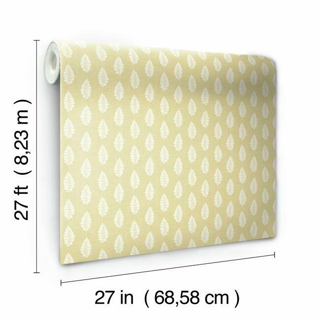 leaf-pendant-wallpaper-yellow-york-wallcoverings-gr5961