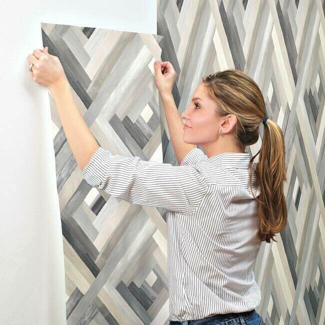 wynwood-geometric-grey-wallpaper-york-wallcoverings-uc3834 - York Wallcoverings Wallpaper