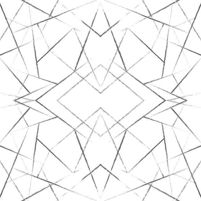 geo-diamond-black-wallpaper-york-wallcoverings-uc3847 - York Wallcoverings Wallpaper