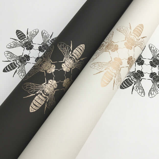 honey-bee-gold-cream-wallpaper-york-wallcoverings-on1641 - York Wallcoverings Wallpaper