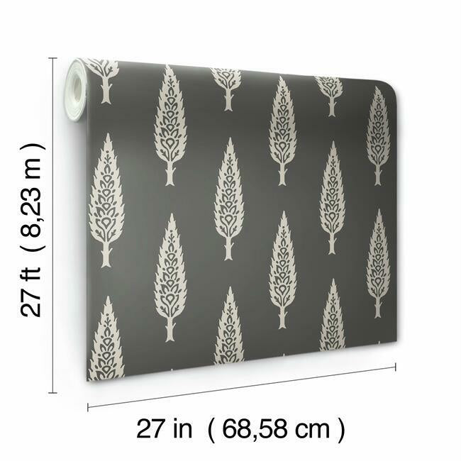 juniper-tree-wallpaper-black-taupe-york-wallcoverings-ss2607