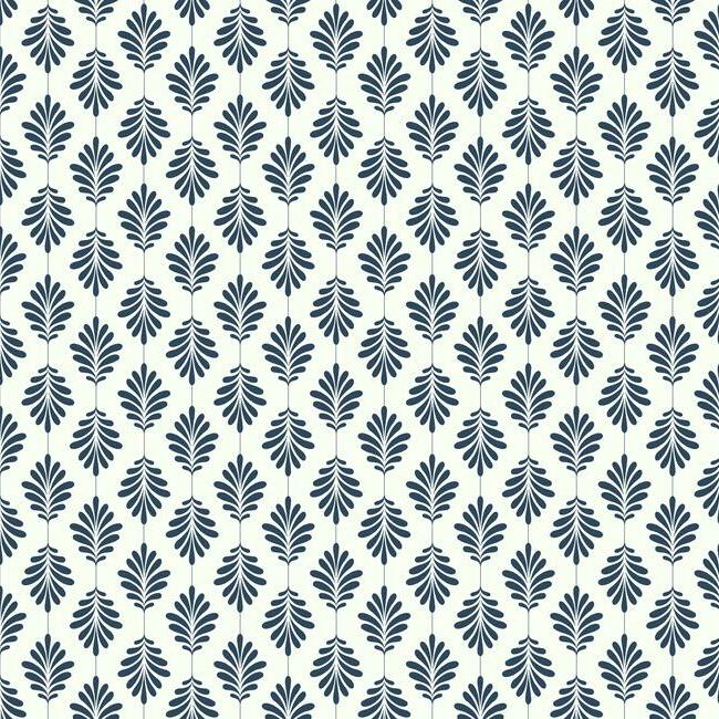 leaflet-wallpaper-navy-york-wallcoverings-ss2554