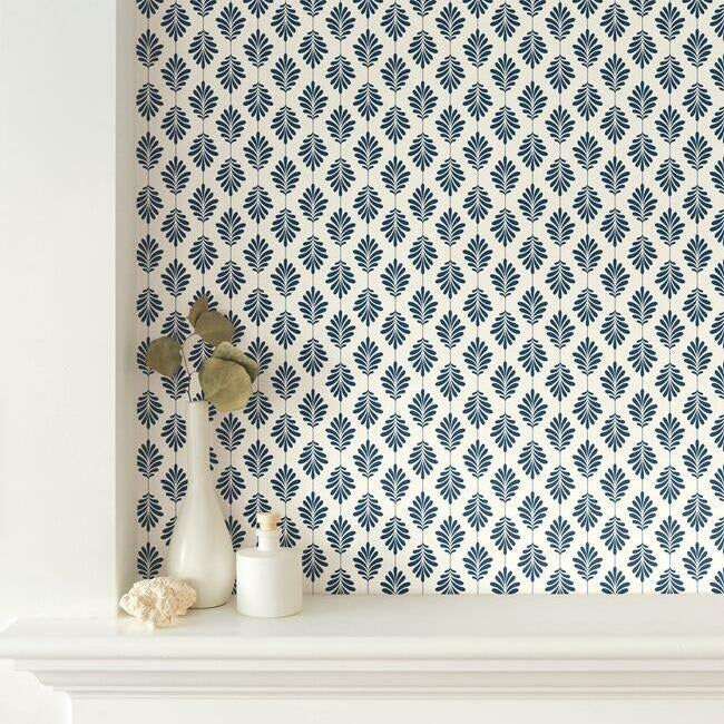 leaflet-wallpaper-navy-york-wallcoverings-ss2554