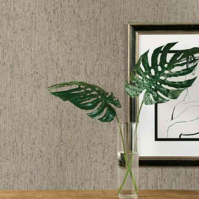 Rugged Bark Grey Wallpaper - York Wallcoverings - FH4093 - York Wallcoverings Wallpaper