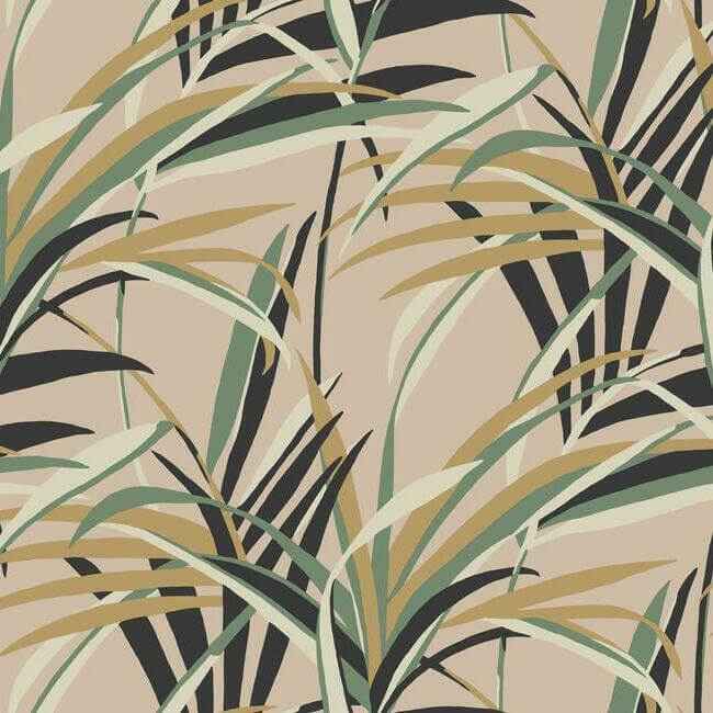 Tropical Paradise Blush Wallpaper - York Wallcoverings - TC2608