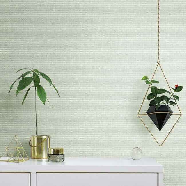 Boucle Grey Wallpaper - York Wallcoverings - TC2661 - York Wallcoverings Wallpaper