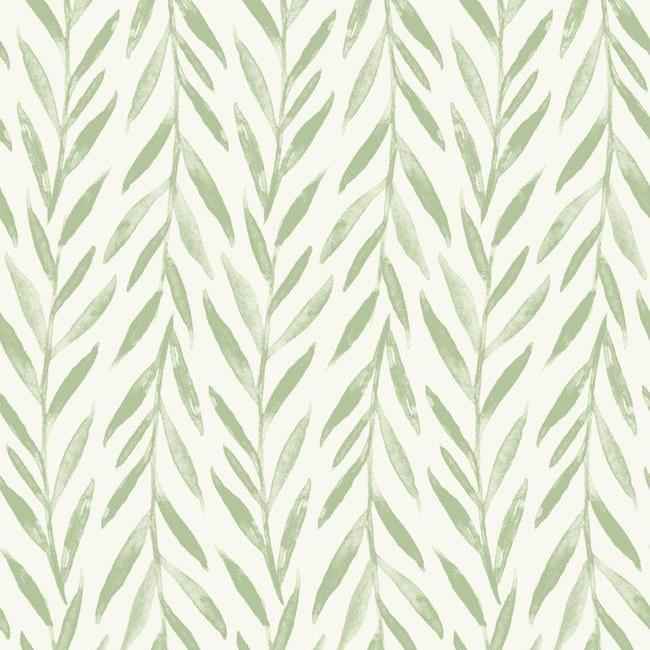 Magnolia Home Willow Green Peel & Stick Wallpaper - York Wallcoverings - PSW1016RL