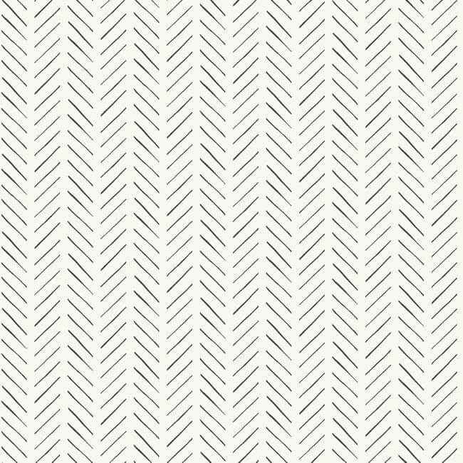 Magnolia Home Pick-Up Sticks Black Peel & Stick Wallpaper - York Wallcoverings - PSW1020RL