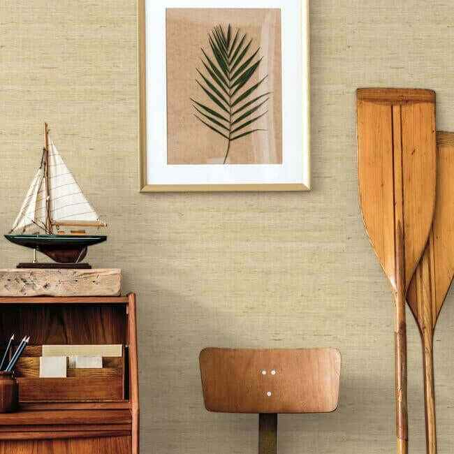 Arrowroot Cream Wallpaper - York Wallcoverings - CV4401 - York Wallcoverings Wallpaper
