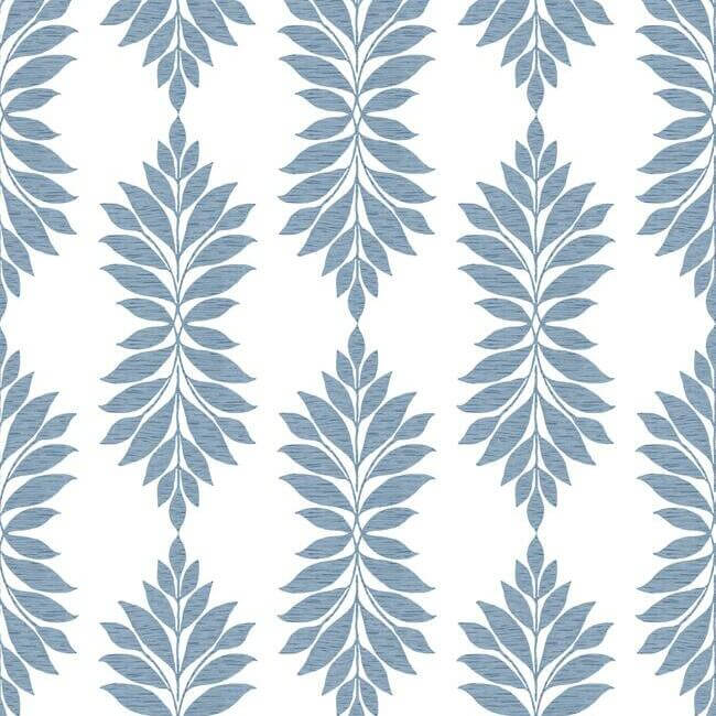 broadsands-botanica-blue-wallpaper-york-wallcoverings-cv4423 - York Wallcoverings Wallpaper