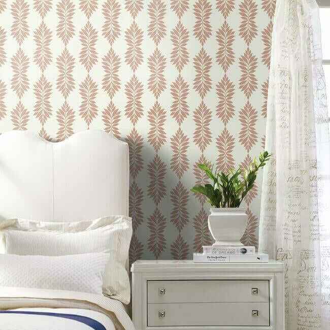 Broadsands Botanica Coral Wallpaper - York Wallcoverings - CV4426