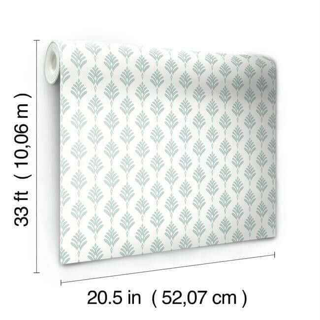 French Scallop Light Grey Wallpaper - York Wallcoverings - CV4460 - York Wallcoverings Wallpaper