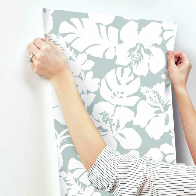 hibiscus-arboretum-wallpaper-verdigris-york-wallcoverings-cv4439