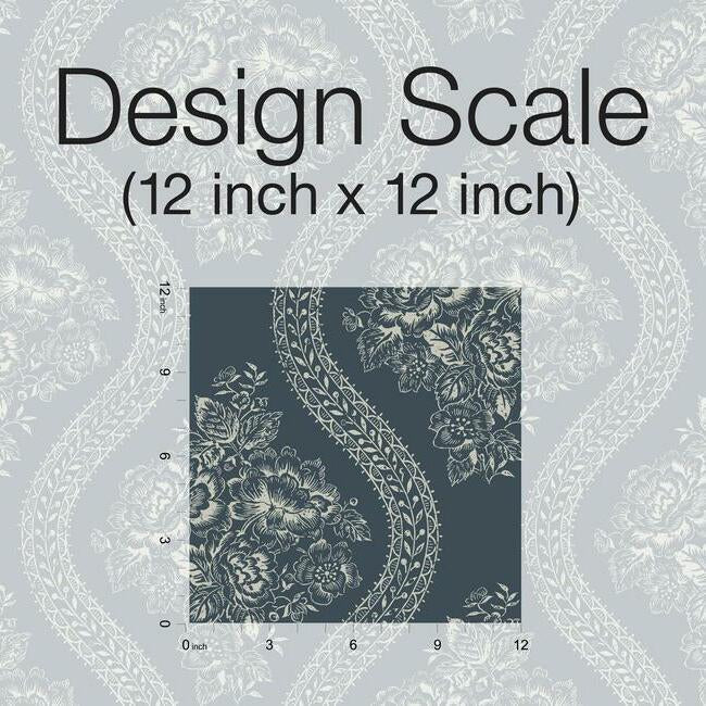 coverlet-floral-premium-peel-stick-wallpaper-taupe-on-navy-york-wallcoverings-psw1178rl