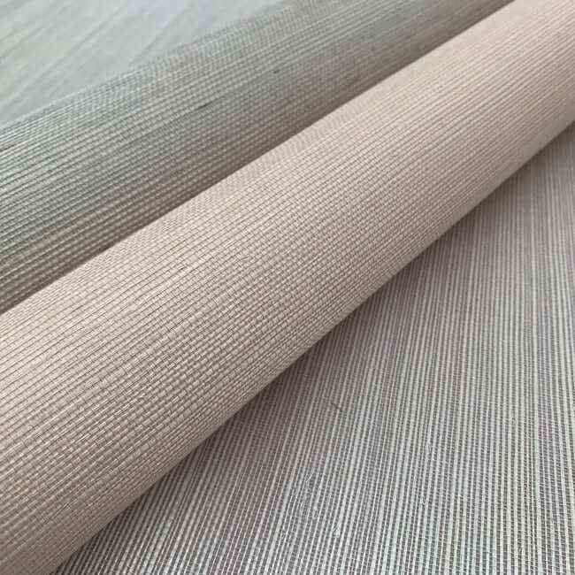 Plain Sisal Grasscloth White Wallpaper - York Wallcoverings - VG4406 - York Wallcoverings Wallpaper