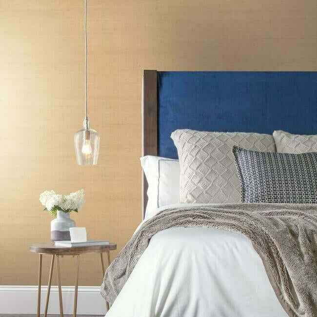 Plain Grass White Wallpaper - York Wallcoverings - VG4402 - York Wallcoverings Wallpaper